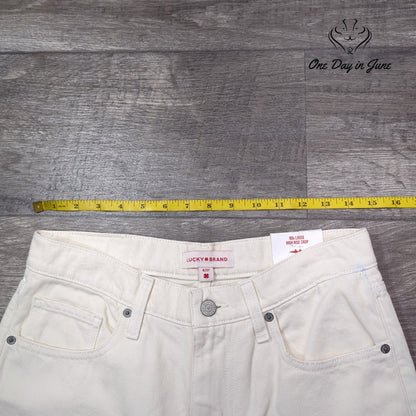 Lucky Brand 90s Loose High Rise Crop Jeans Size 4