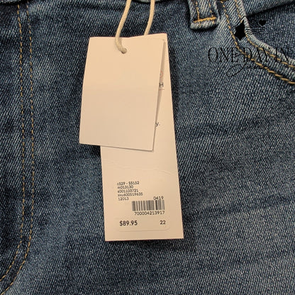 Lane Bryant Plus Size Mid Rise Super Skinny Jeans Size 22