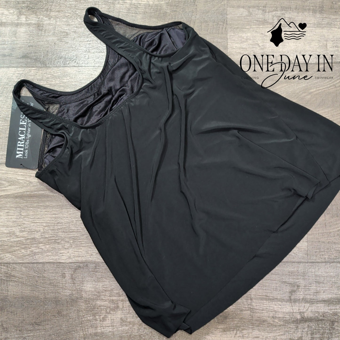 Miraclesuit Underwire Tankini Top Size 16