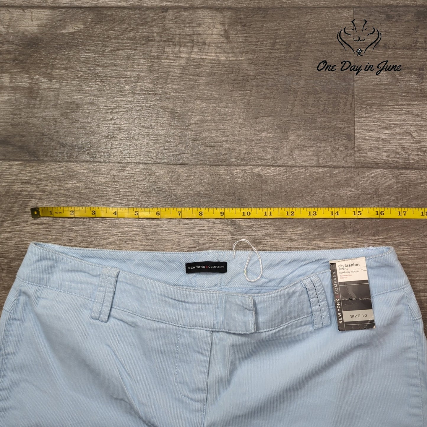 New York & Company City Fashion Corduroy Trouser Pants Size 10