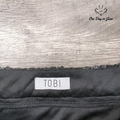 Tobi Sequin Mini Skirt Size S