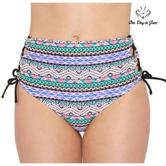 Arizona Jean Co. Junior's High Waist Bikini Bottom Size XL
