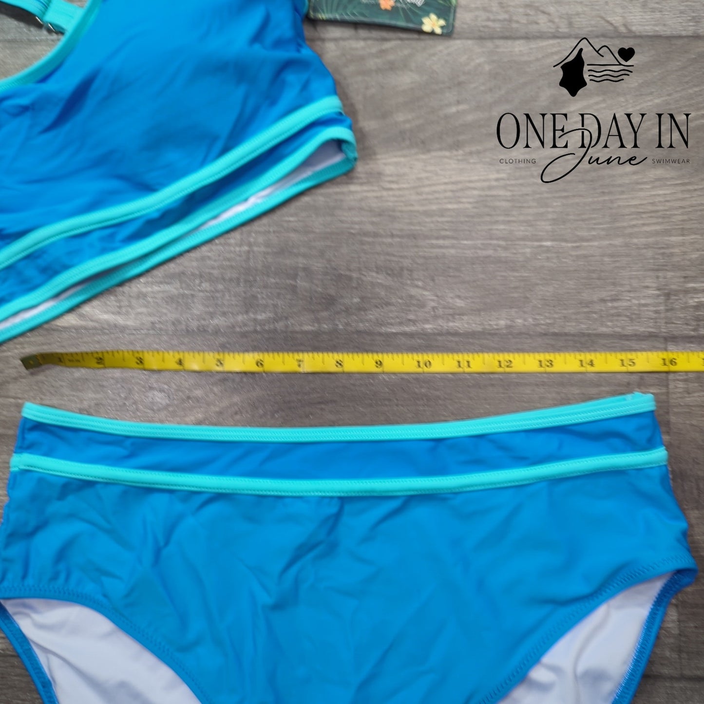 Blooming Jelly Crop Bikini Swimsuit Size XL