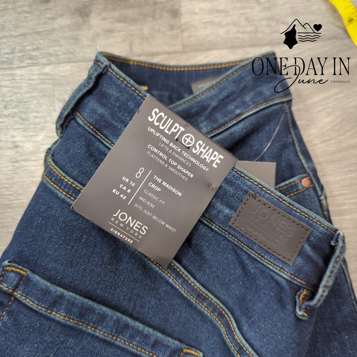 Jones New York The Madison Crop Jeans Size 8