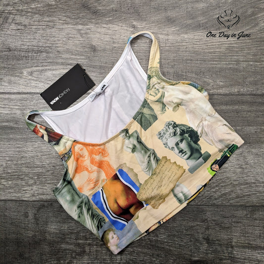 Fashion Nova Piece of Art Tank Top Size S