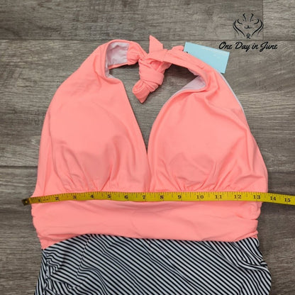 Summer Mae Halter One Piece Swimsuit Size S