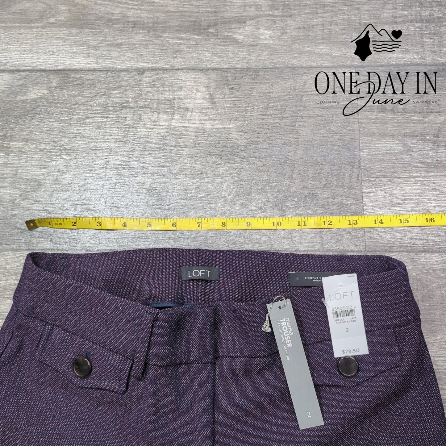 Loft Marisa Trouser Pants Size 2