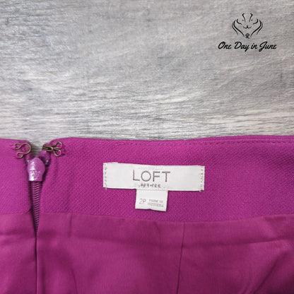 Loft Petite Mini Skirt Size 2P