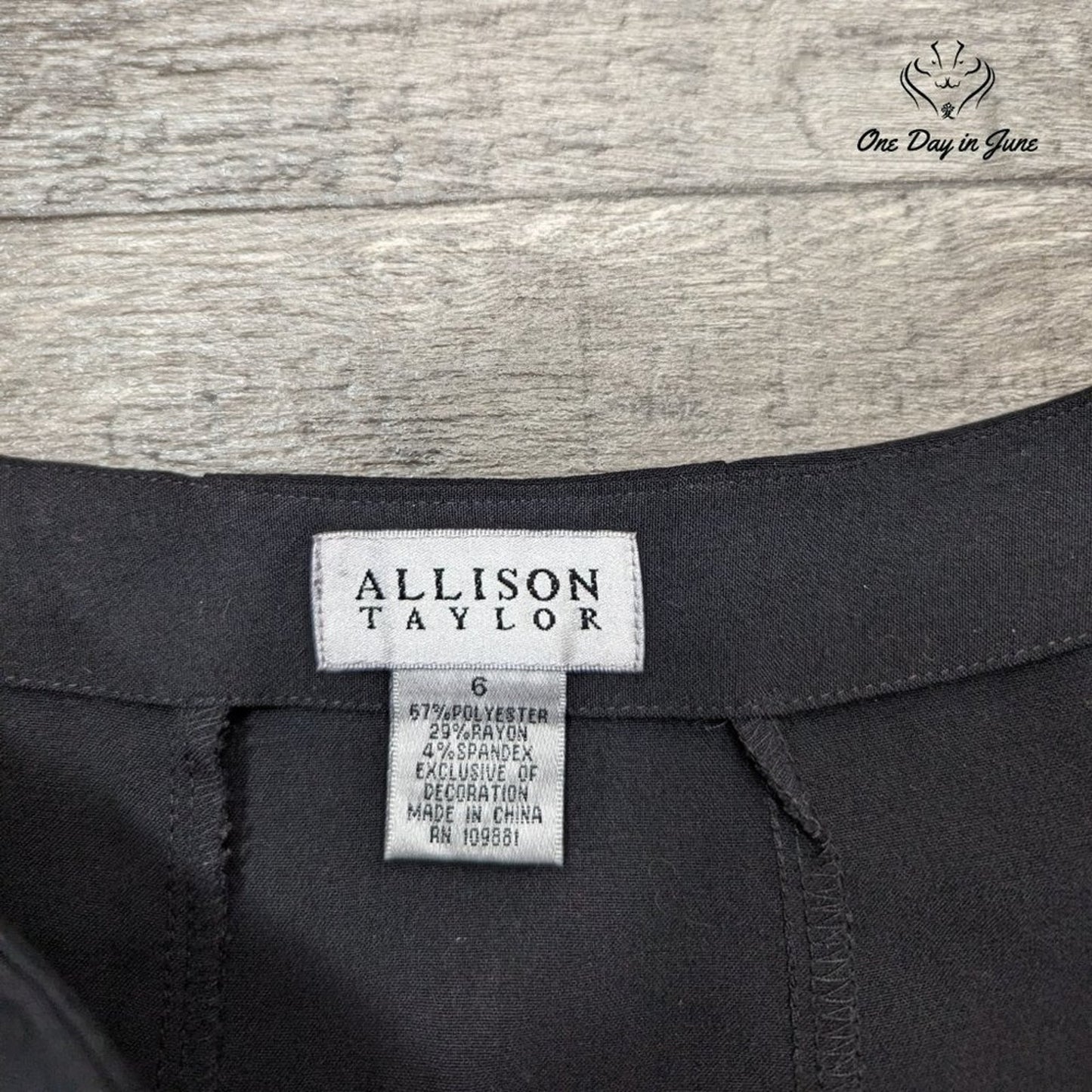 Allison Taylor A Line Embroidered Skirt Size 6