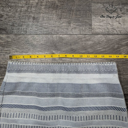 Loft Pull On Striped Pencil Skirt Size S