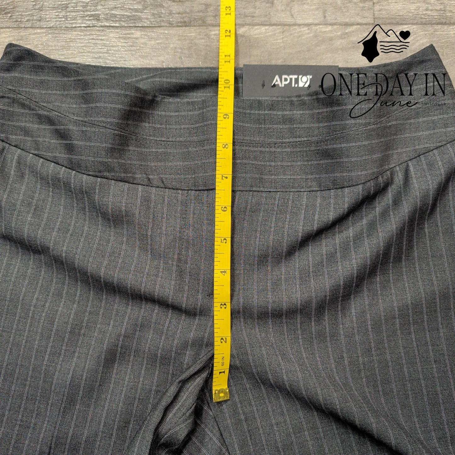Apt. 9 Mid Rise Curvy Trouser Pants Size 6