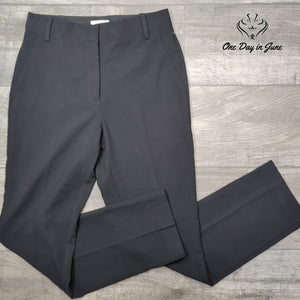 Nordstrom Straight Leg Dress Pants Black Flat Front Career NWT Size 4