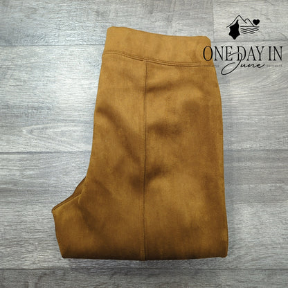 Old Navy Stevie Faux Suede Skinny Ankle Pants Size M Tall