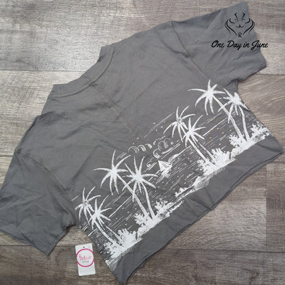 Flirtitude Crop Short Sleeve Tee Shirt Size S