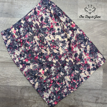 Talbots Petite Floral Lined Pencil Skirt Size 0P