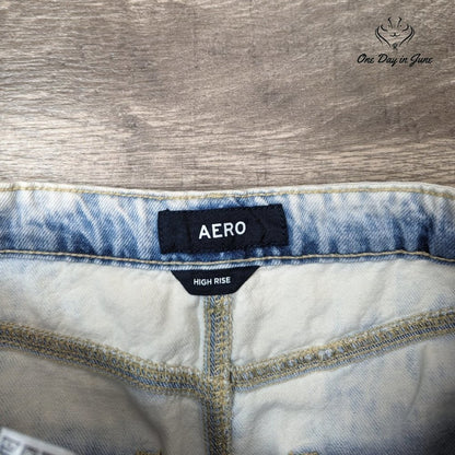 Aero High Rise Denim Skirt Size 4