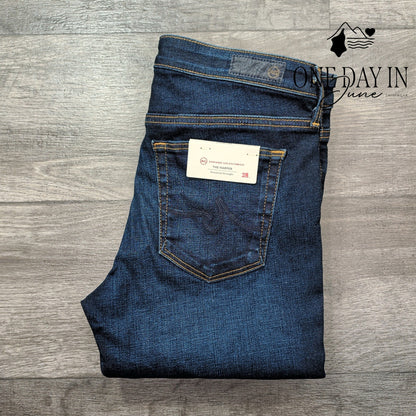 AG Adriano Goldschmied The Harper Essential Straight Jeans Dark NWT $172 Size 6