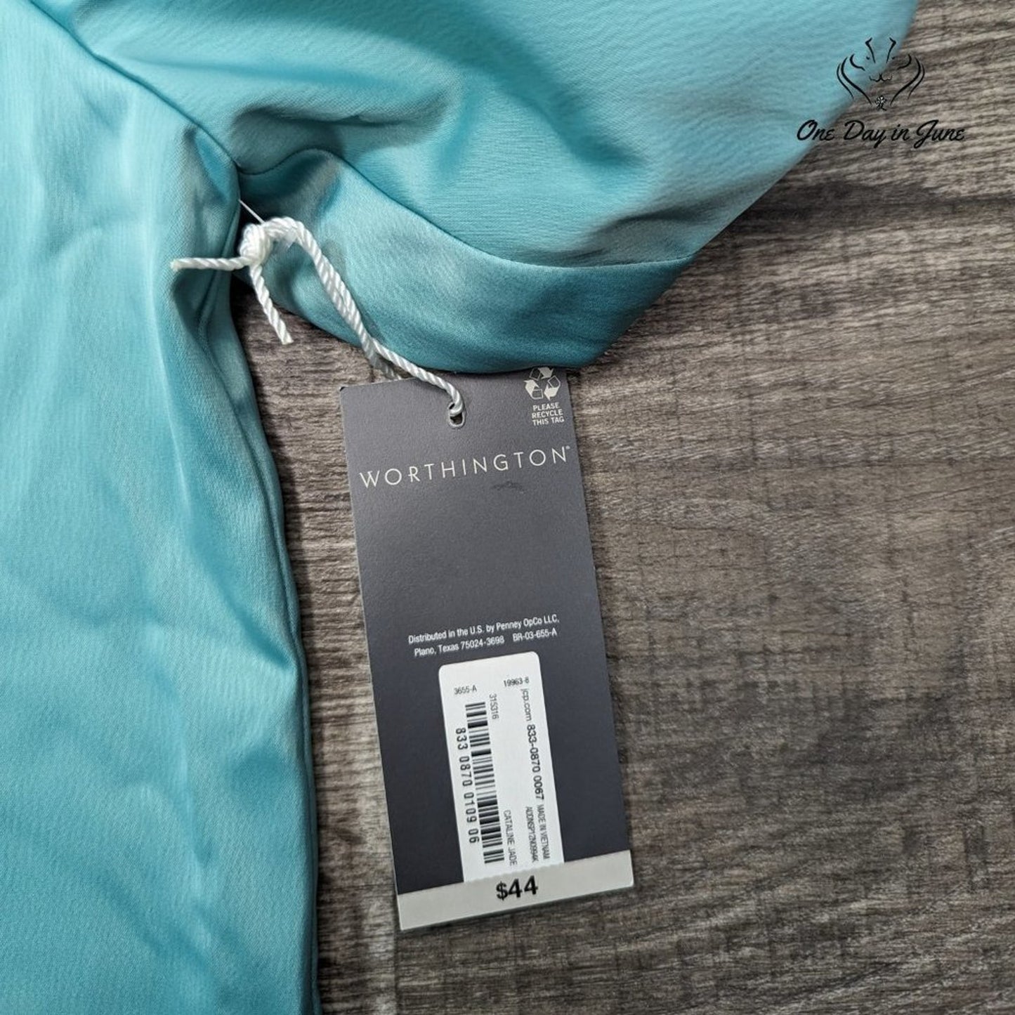 Worthington V Neck Puff Sleeve Blouse Size S