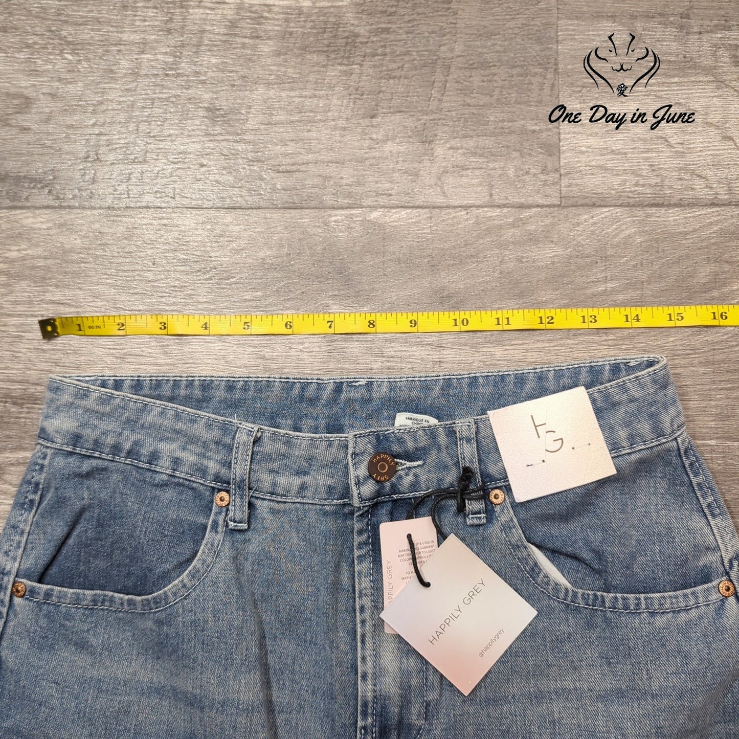 Happily Grey Juniors Denim Maxi Skirt Size 5