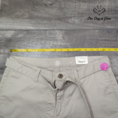 St. John's Bay Mid Rise Light Khaki Pants Size 12