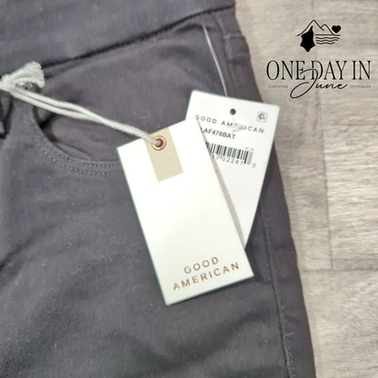 Good American Always Fits Good Legs Skinny Jeans Black NWT $155 Size 6
