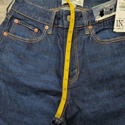 Abercrombie & Fitch High Rise Boot Cut Extra Long Jeans Size 6T (28T)