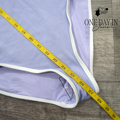 Blooming Jelly Ribbed One Piece Swimsuit Size M