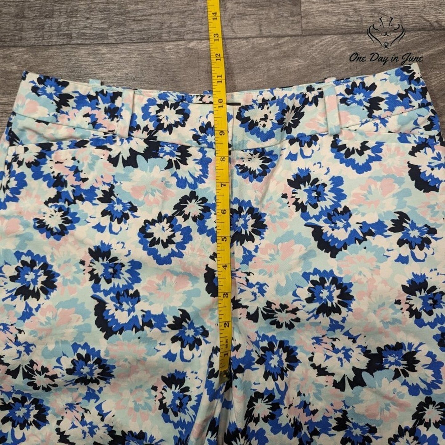 Talbots Floral Bermuda Shorts Size 4