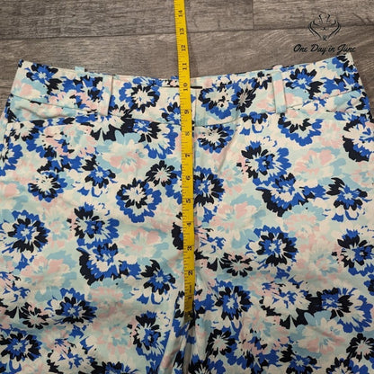 Talbots Floral Bermuda Shorts Size 4