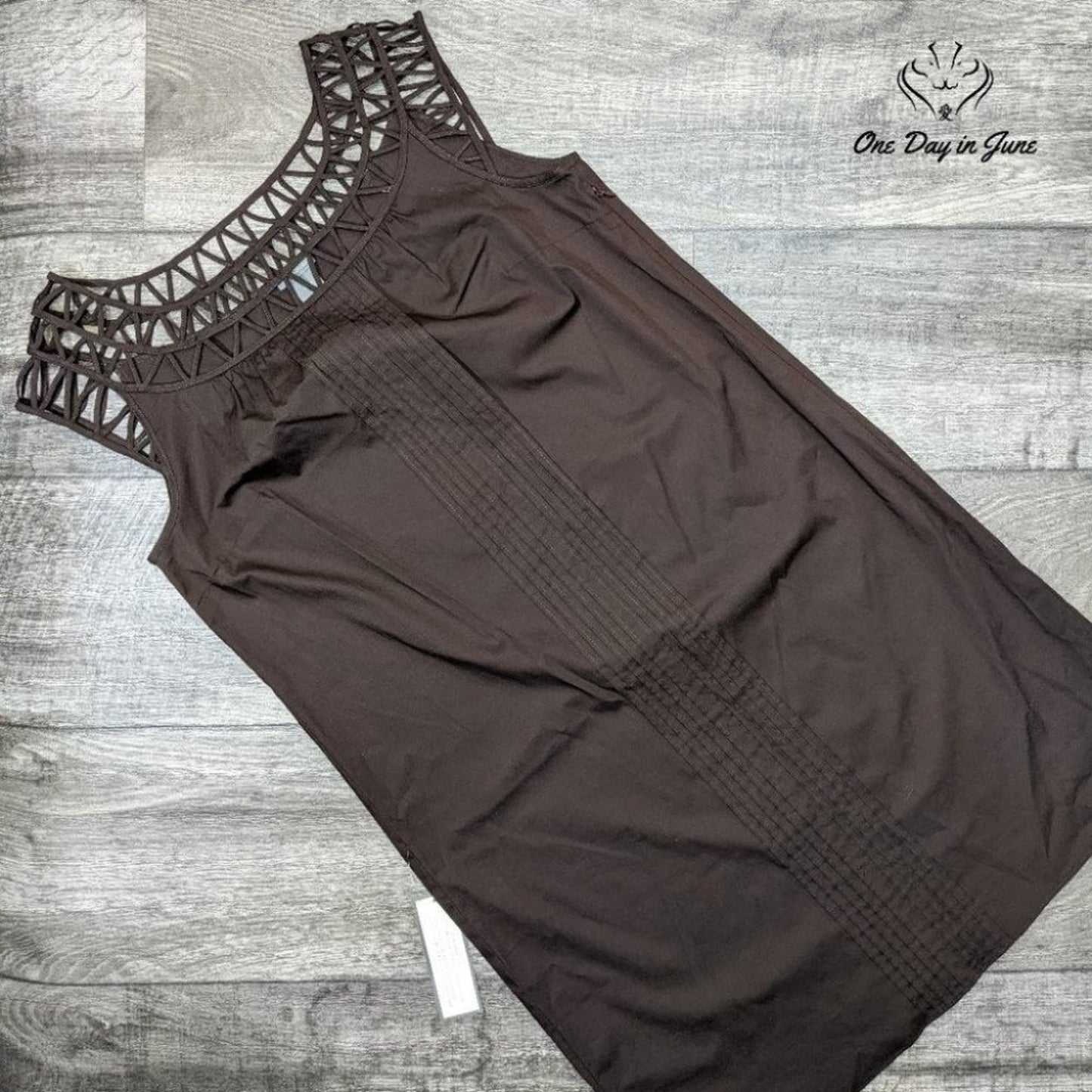 Ann Taylor Women's Cage Top Sleeveless Dress Size 10