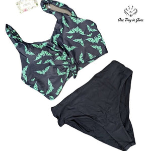 Feelycc Tie Knot Top Bikini Swimsuit Size L
