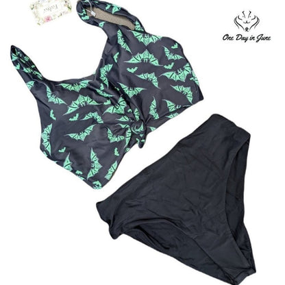 Feelycc Tie Knot Top Bikini Swimsuit Size L