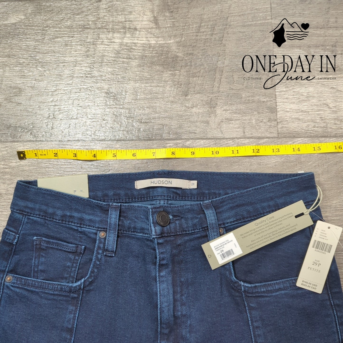 Hudson Barbara High Rise Baby Boot Jeans Size 8 (29)