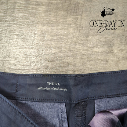 Adriano Goldschmied The Ira Utilitarian Relaxed Straight Leg Pants Size 27 (4)