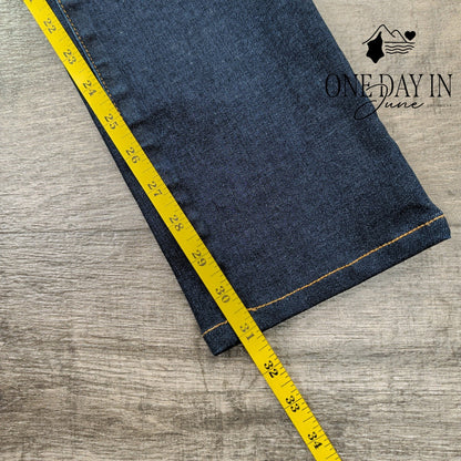 AG Adriano Goldschmied The Harper Essential Straight Jeans Dark NWT $172 Size 6