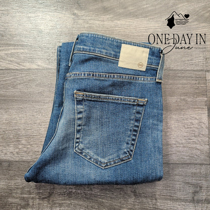 AG Adriano Goldschmied Ex-Boyfriend Slim Slouchy Jean Distressed NWT $215 Size 4