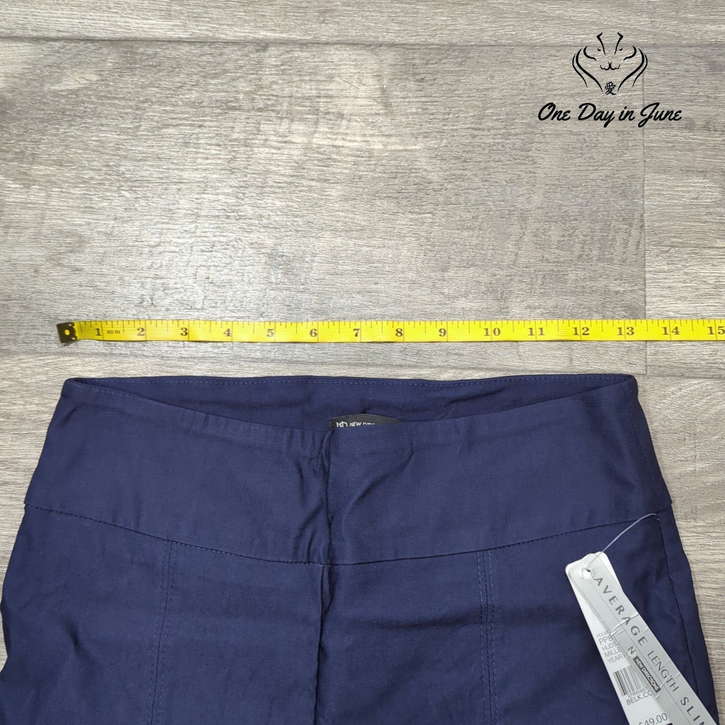 New Directions Petite Average Length Pull On Slim Leg Pants Size 4P