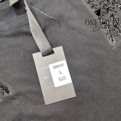 Oliver.O Long Sleeve Crew Neck Sweater Size L