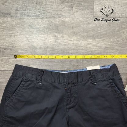 Aeropostale Black Flat Front Chino Shorts NWT Size 1/2