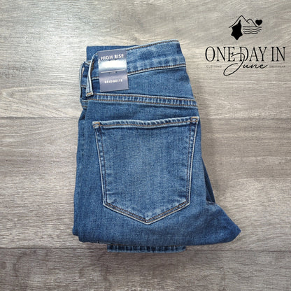Lucky Brand Bridgette High Rise Distressed Skinny Jeans Size 0 (25)