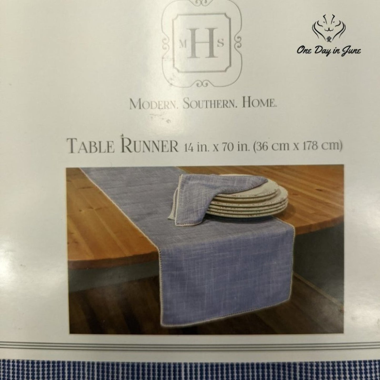 MHS Crochet Edge Table Runner 14x72 Size OS