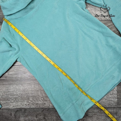 Talbots Petite Fleece Long Sleeve Pullover Top Size P