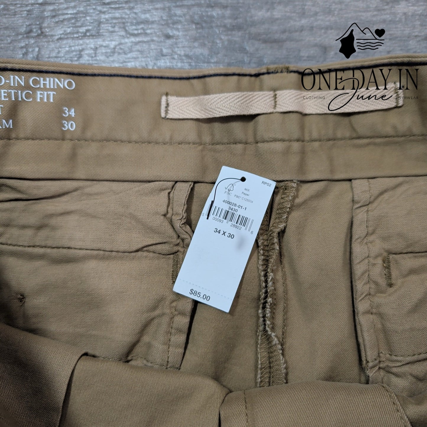 Banana Republic Lived In Chino Size 34X30