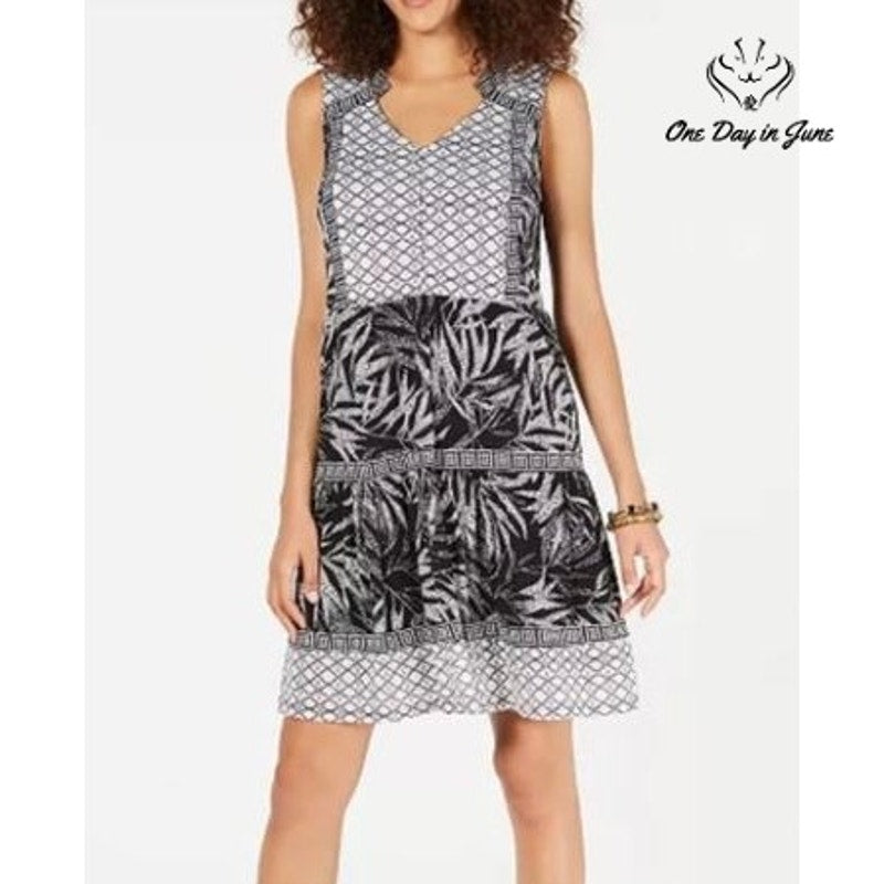 Style & Co. Bali Vibes Swing Dress Size 3X