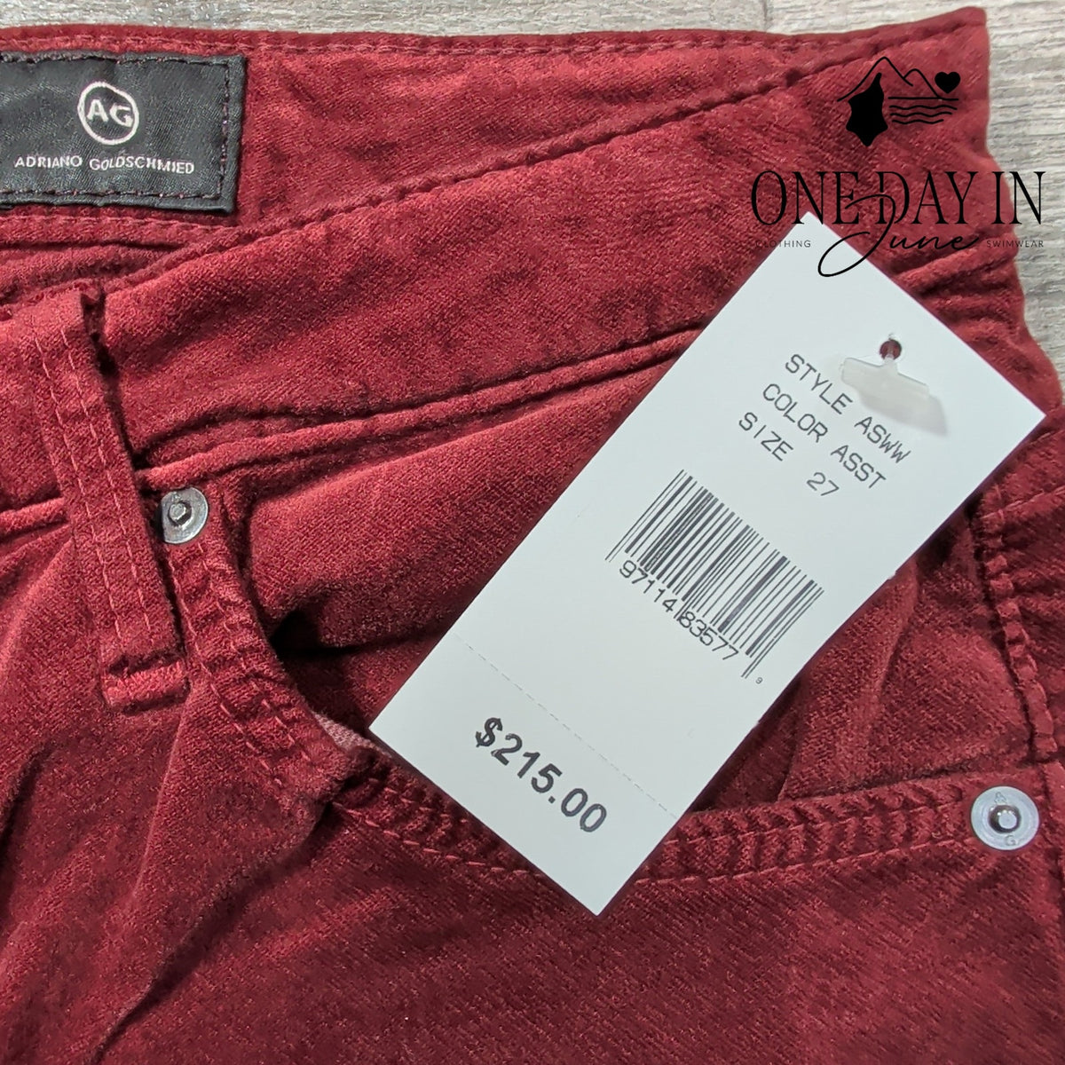 AG Adriano Goldschmied The Jodi Crop Velvet High Rise Flare Pant NWT $215 Size 4