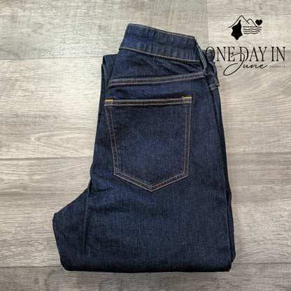 Abercrombie & Fitch High Rise Boot Cut Extra Long Jeans Size 6T (28T)