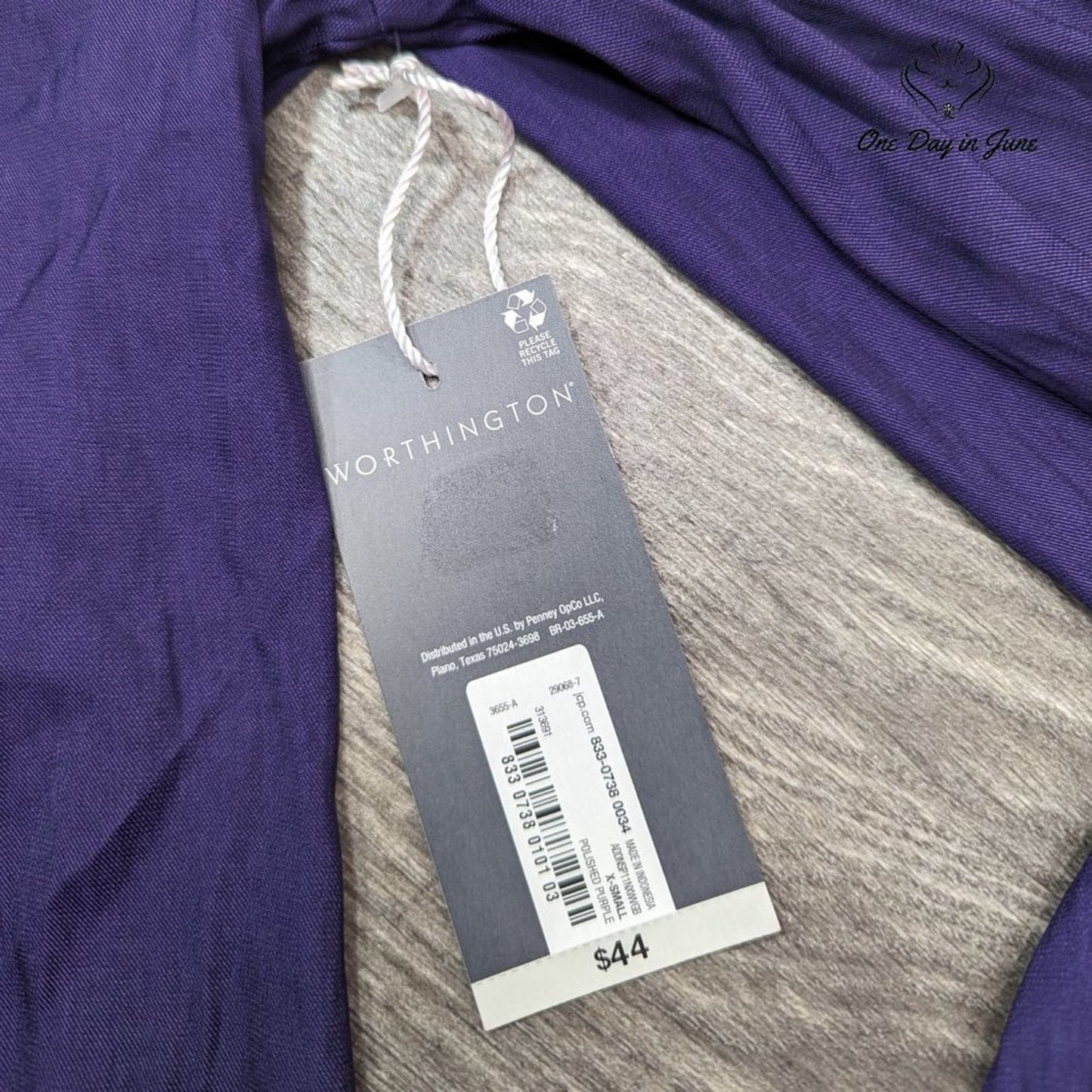 Worthington Long Sleeve V Neck Top Size XS