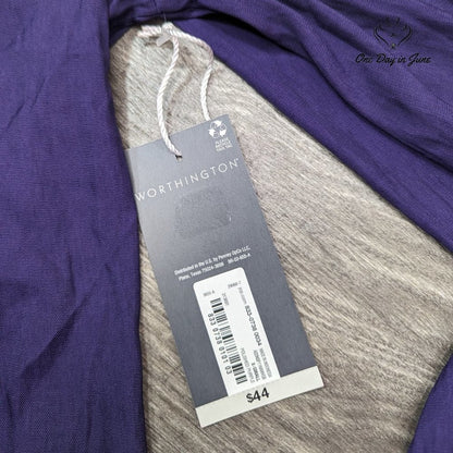 Worthington Long Sleeve V Neck Top Size XS