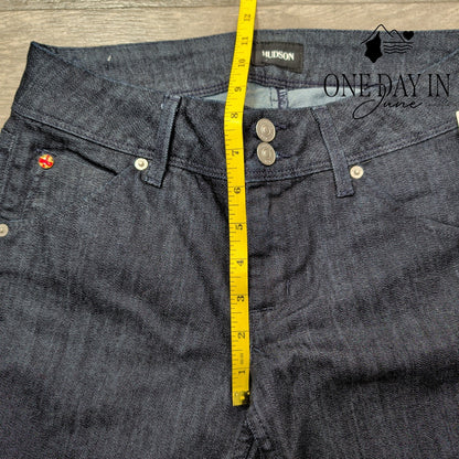 Hudson Collin Skinny Jeans Mare Dark Wash Flap Pocket NWT $189 Size 4 (27)