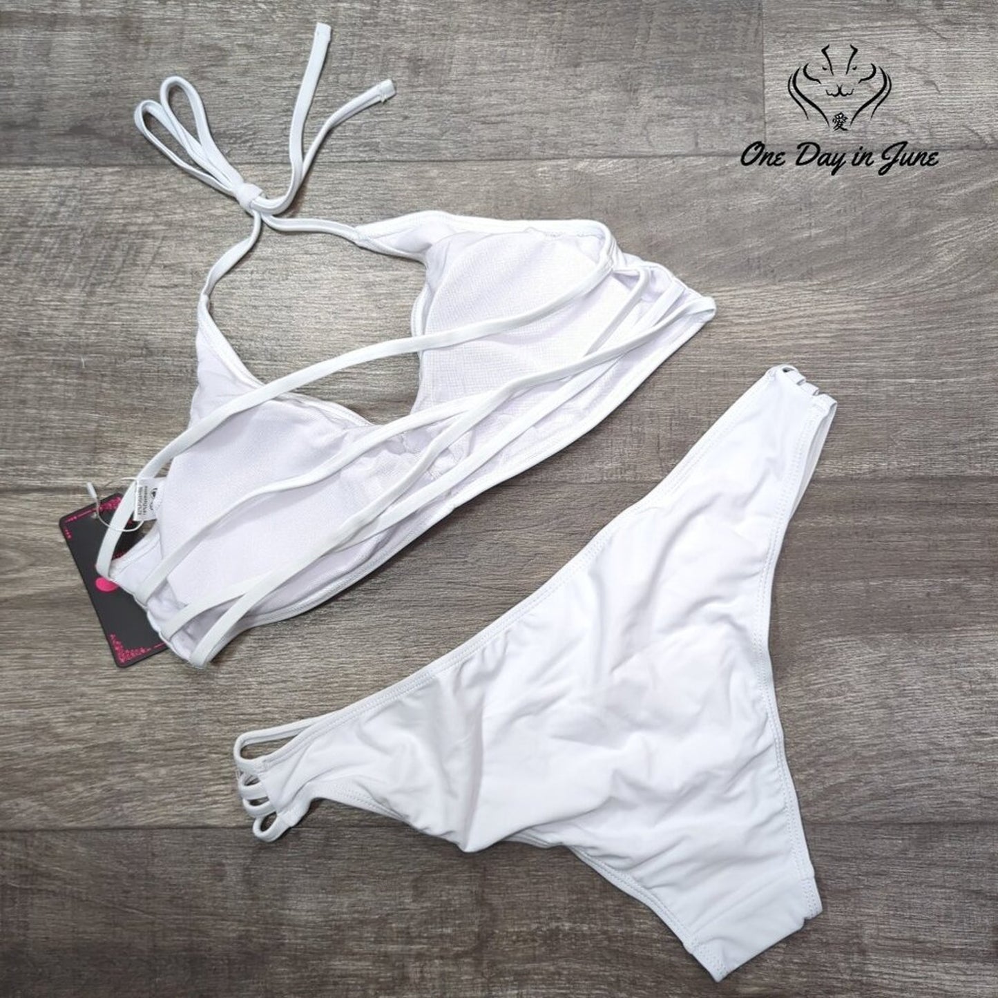Shekini Cut Out Strappy Bikini Swimsuit Size XL